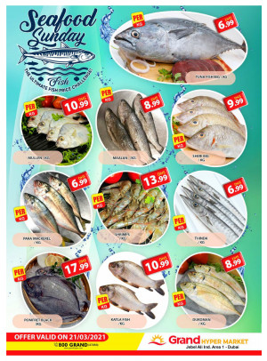 Seafood Sunday - Grand Hypermarket Jebel Ali