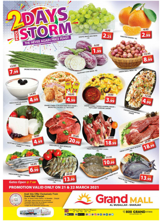 2 Days Price Storm - Grand Mall Sharjah