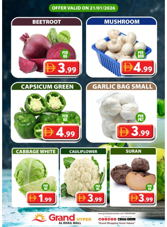 Veggie Wednesday - Grand Hyper Al khail Mall