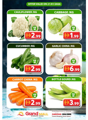 Veggie Wednesday - Grand Hyper Mall Sharjah