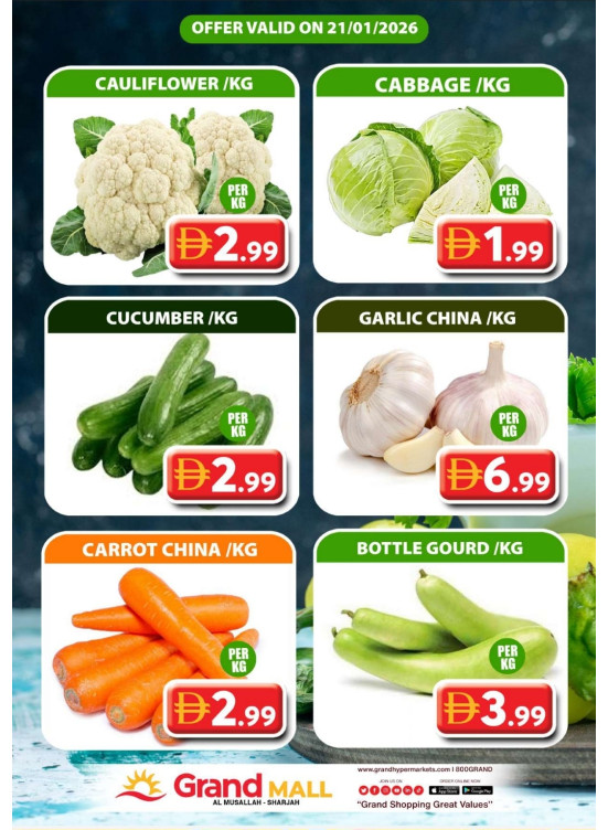 Veggie Wednesday - Grand Hyper Mall Sharjah