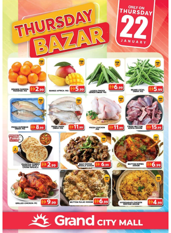 Thursday Bazar - Grand City Mall