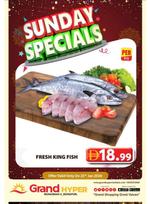 Sunday Specials - Grand Hyper Muhaisnah