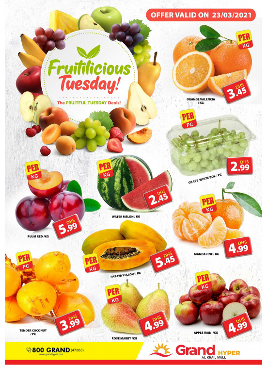 Fruitilicious Tuesday - Grand Hyper Al Khail Mall