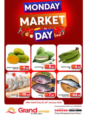 Monday Market Day - Grand Hyper Al Khail Mall