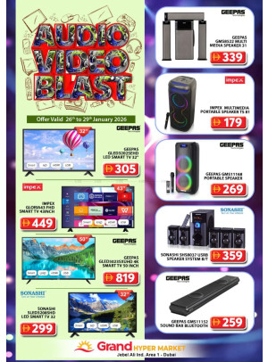 Audio Video Blast - Grand Hypermarket Jebel Ali