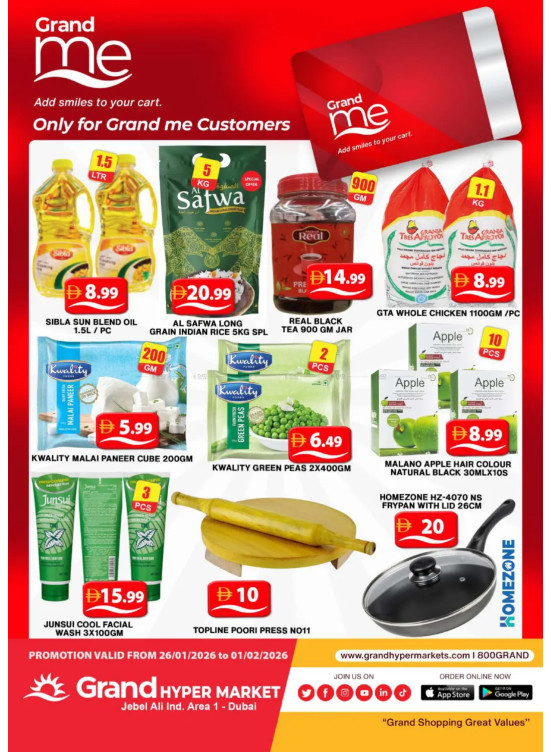 Grand Me Deals - Grand Hypermarket Jebel Ali
