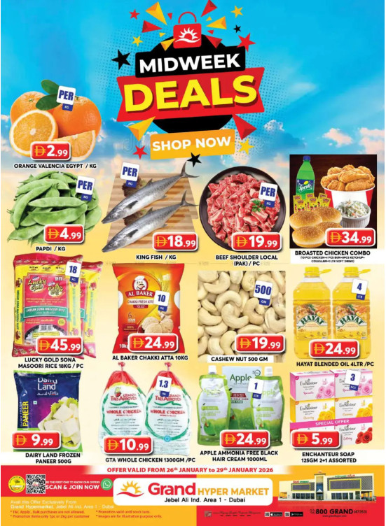 Midweek Deals - Grand Hypermarket Jebel Ali