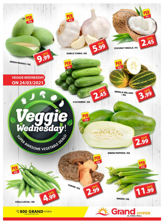 Veggie Wednesday - Grand Hyper Al khail Mall