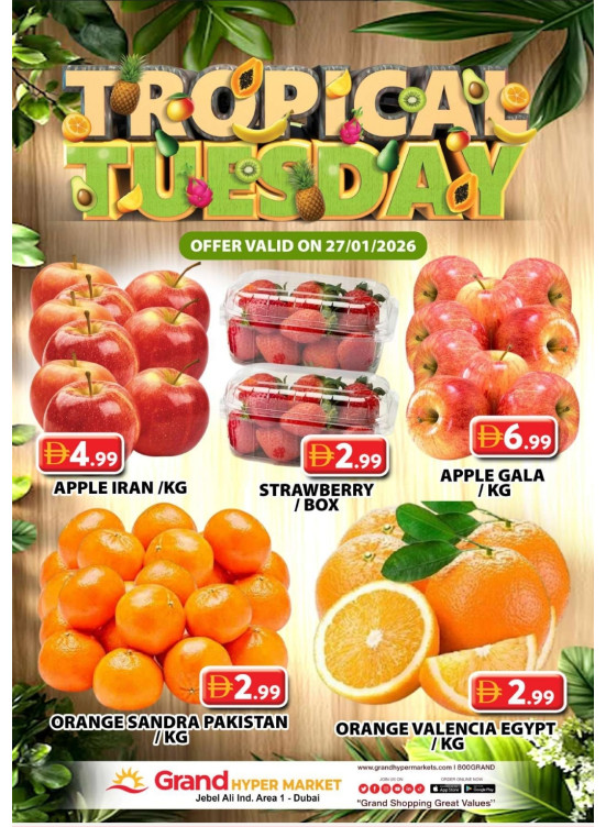 Fruitilicious Tuesday - Grand Hypermarket Jebel Ali