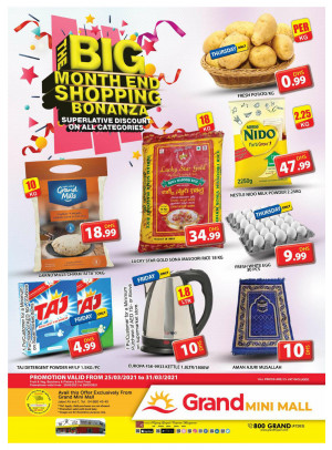 Big Month End Shopping Bonanza - Grand Mini Mall