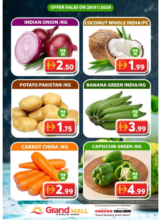 Veggie Wednesday - Grand Hyper Mall Sharjah