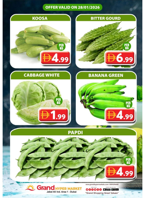 Veggie Wednesday - Grand Hypermarket Jebel Ali