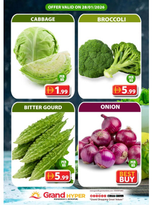 Veggie Wednesday - Grand Hyper Muhaisnah
