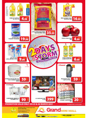 2 Days Storm - Grand Mini Mall