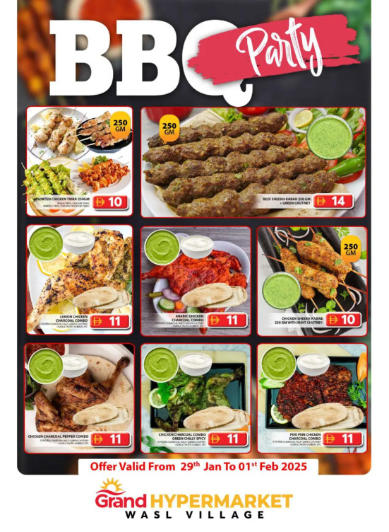 BBQ Party - Wasl Village, Dubai