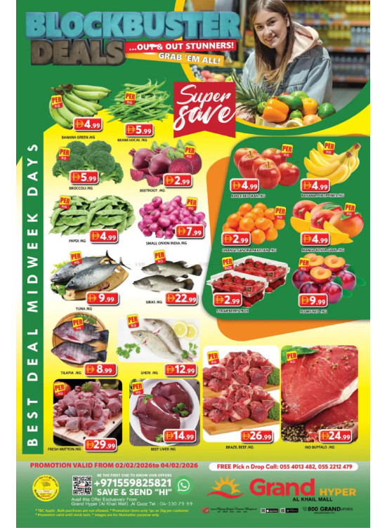 Midweek Deals - Grand Hyper Al Khail Mall