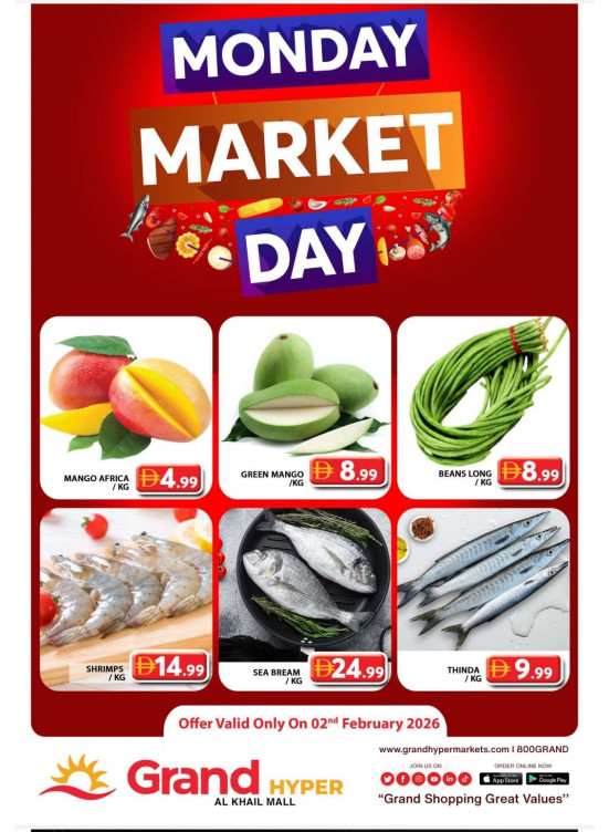 Monday Market Day - Grand Hyper Al Khail Mall