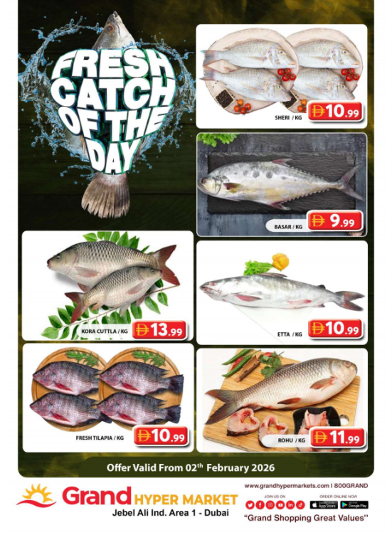 Catch of The Day - Grand Hypermarket Jebel Ali