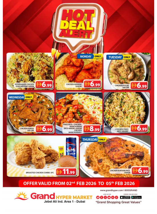 Hot Deals - Grand Hypermarket Jebel Ali
