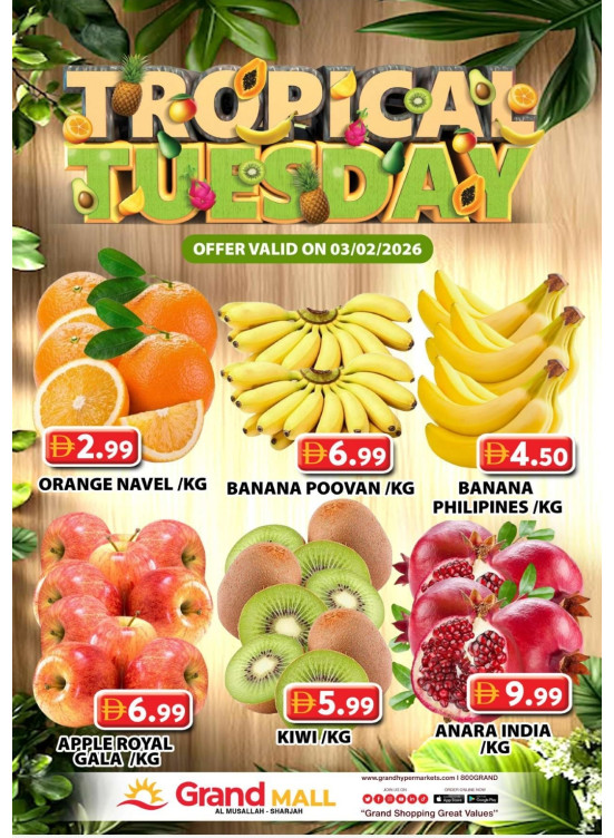 Fruitilicious Tuesday - Grand Mall Sharjah
