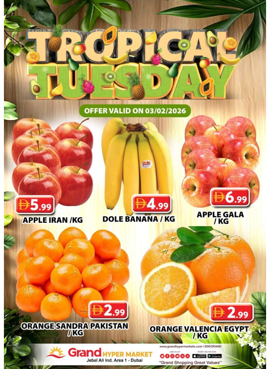 Fruitilicious Tuesday - Grand Hypermarket Jebel Ali