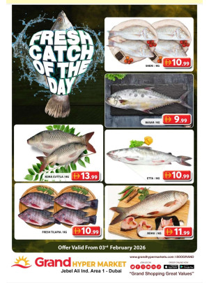 Catch of The Day - Grand Hypermarket Jebel Ali