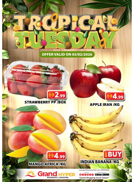 Fruitilicious Tuesday - Grand Hyper Muhaisnah