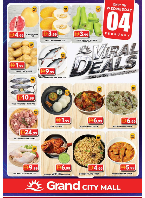Wednesday Deals - Grand City Mall