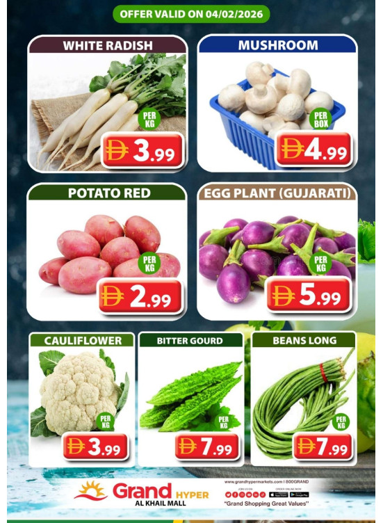 Veggie Wednesday - Grand Hyper Al khail Mall