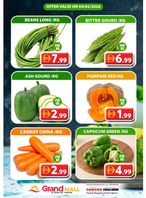 Veggie Wednesday - Grand Hyper Mall Sharjah