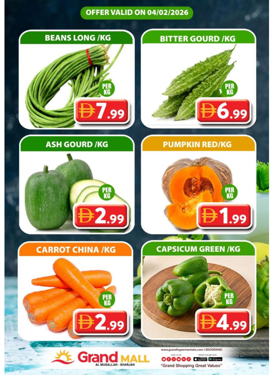 Veggie Wednesday - Grand Hyper Mall Sharjah