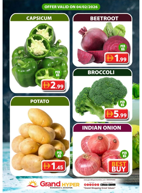 Veggie Wednesday - Grand Hyper Muhaisnah