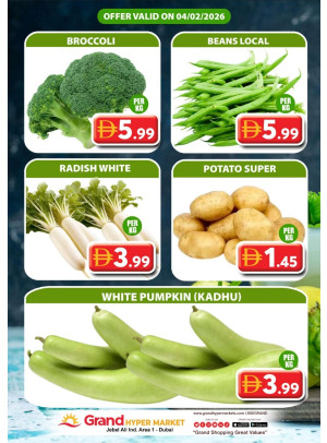 Veggie Wednesday - Grand Hypermarket Jebel Ali