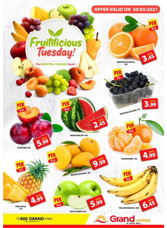 Fruitilicious Tuesday - Grand Hyper Al Khail Mall