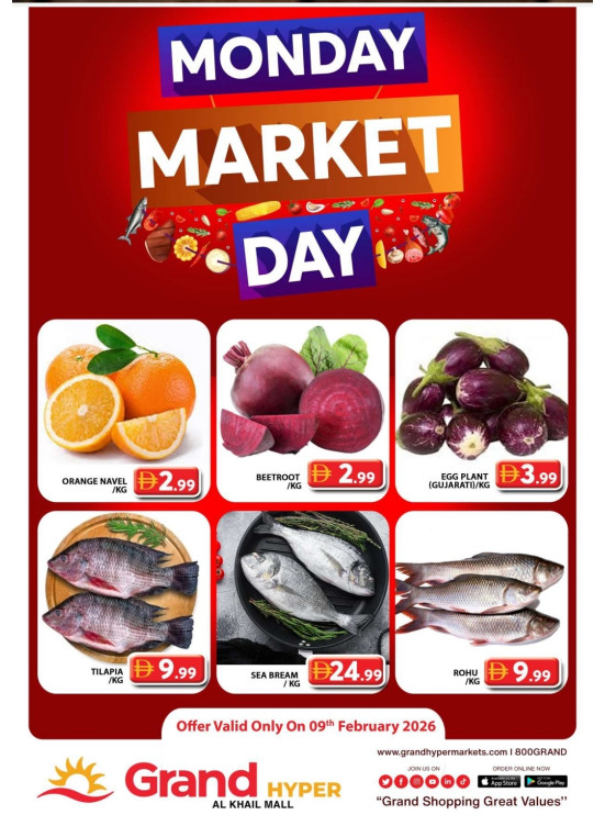 Monday Market Day - Grand Hyper Al Khail Mall