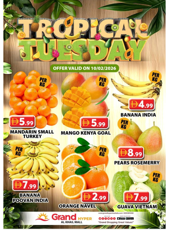 Fruitilicious Tuesday - Grand Hyper Al Khail Mall