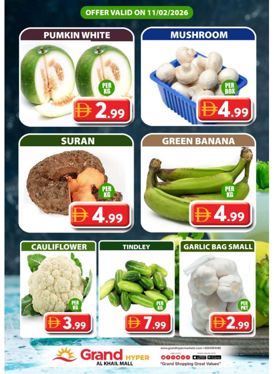 Veggie Wednesday - Grand Hyper Al khail Mall