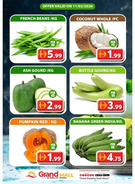 Veggie Wednesday - Grand Hyper Mall Sharjah