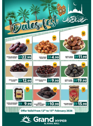 Dates Fest - Grand Hyper Al khail Mall