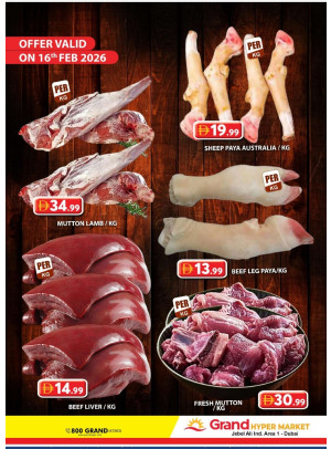 Meat Deals - Grand Hypermarket Jebel Ali