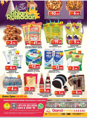 Ahlan Ramadan Deals - Grand Hyper Sakani