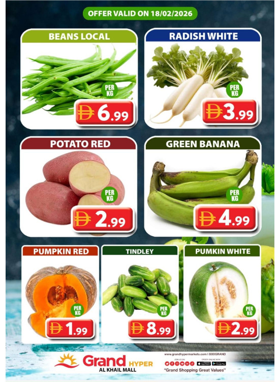 Veggie Wednesday - Grand Hyper Al khail Mall
