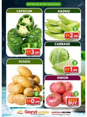 Veggie Wednesday - Grand Hyper Muhaisnah