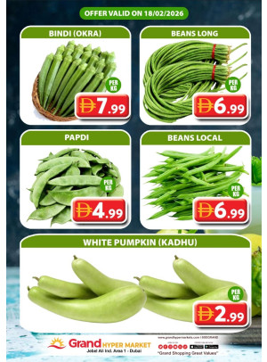 Veggie Wednesday - Grand Hypermarket Jebel Ali