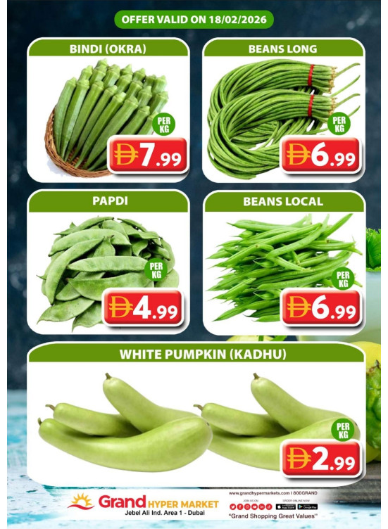 Veggie Wednesday - Grand Hypermarket Jebel Ali