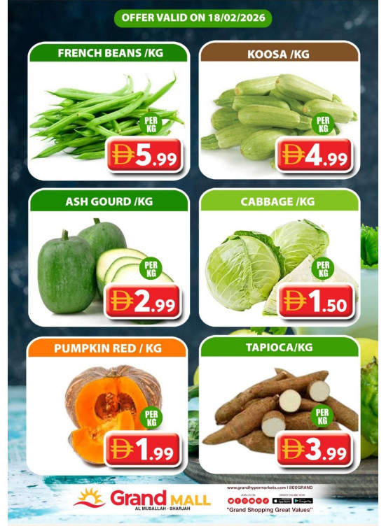 Veggie Wednesday - Grand Hyper Mall Sharjah