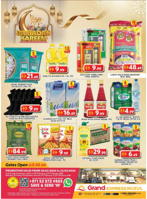 Weekend Deals - Grand Express Nuzul
