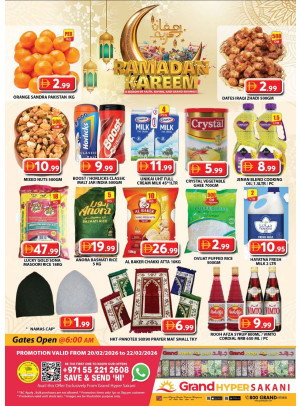 Weekend Deals - Grand Hyper Sakani
