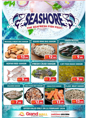 Seafood Sunday - Grand Mall Sharjah